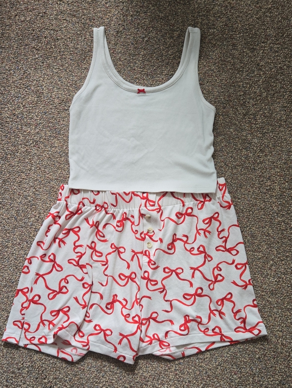NWOT American Eagle Lounge Holiday Matching Pajama Set